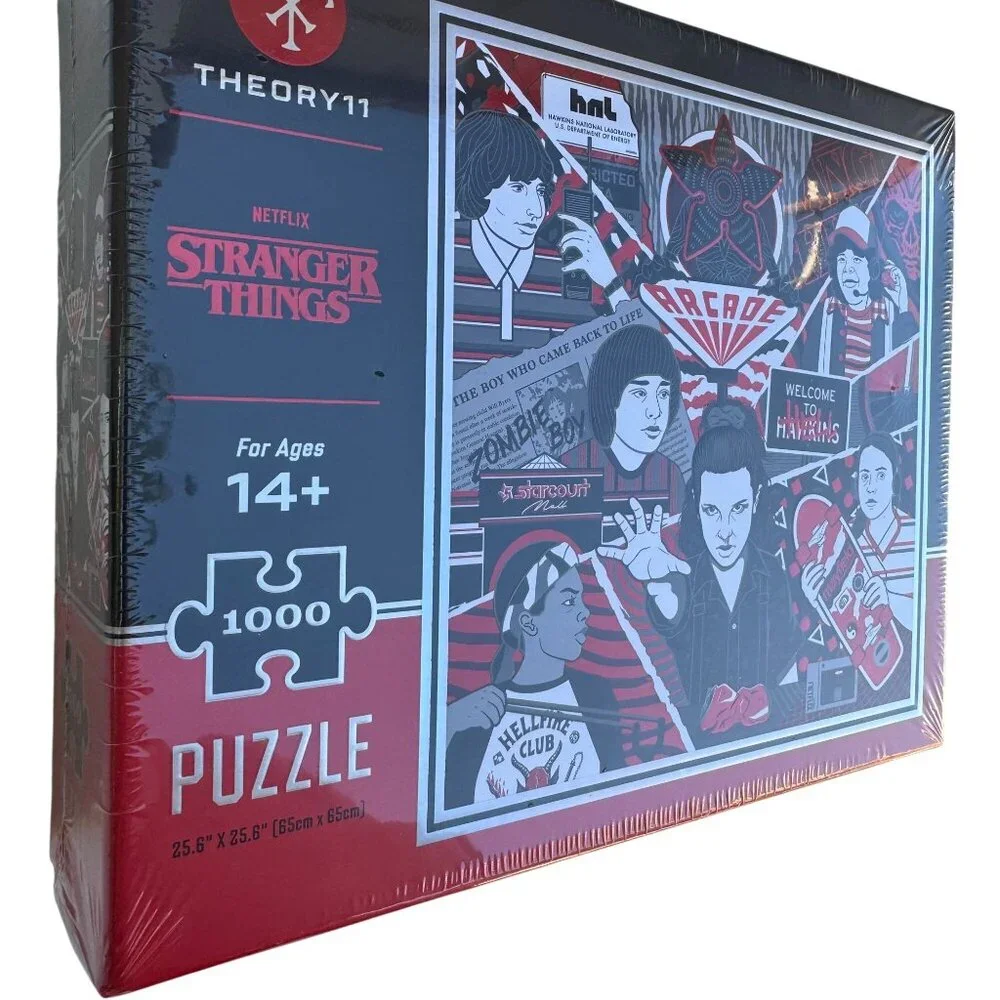 Theory11 Stranger Things 1000-Piece Jigsaw Puzzle 25.6